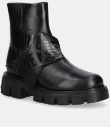 Love Moschino bőr csizma - fekete Női 38 - answear - 78 990 Ft