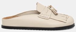 Answear. LAB bőr papucs - bézs Női 37 - answear - 49 990 Ft