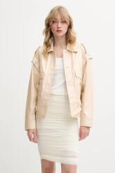 IRO bőrdzseki - bézs 36