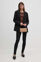 DKNY keresztpántos táska női bőr - bézs Univerzális méret - answear - 44 990 Ft