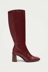 Alohas bőr csizma East Sleek - burgundia Női 39