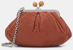 Weekend Max Mara velúr táska AVALOIS - barna Univerzális méret