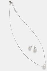 Answear. LAB ezüst nyaklánc és fülbevaló - ezüst Univerzális méret - answear - 19 990 Ft