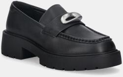 Calvin Klein bőr mokaszin CHUNKY LOAFER LTH HW - fekete Női 38