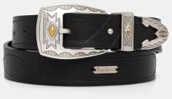 Pepe Jeans bőr öv - fekete S