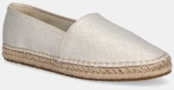 Calvin Klein espadrilles FLAT ESPADRILLE - JACQ - bézs Női 37