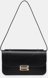 Victoria Beckham bőr borítéktáska - fekete Univerzális méret