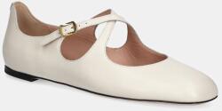 Bally bőr balerina cipő - bézs Női 39 - answear - 179 990 Ft