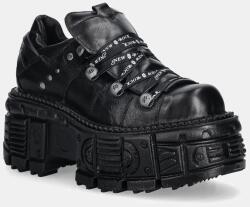 New Rock bőr sportcipő ITALI NEGRO, TANK NE - fekete Női 36