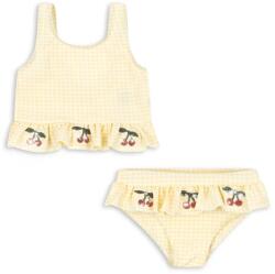 Konges Sløjd kétrészes gyerek fürdőruha ETTA BIKINI - sárga 134-140