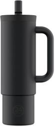 24Bottles termosz bögre Straw 800ml Black - fekete Univerzális méret