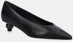 Weekend Max Mara bőr flip-flop Wkabacini - fekete Női 38