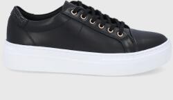 Vagabond bőr cipő Zoe Platform - fekete Női 41