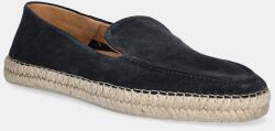Hackett London espadrilles velúrból ALTEA LOAFER - sötétkék Férfi 41