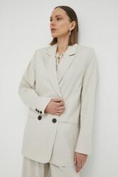 Gestuz blézer vászonkeverékből PaulaGZ - bézs 40
