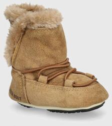 Moon Boot gyerek hócipő velúrból CRIB SUEDE - barna 17/18
