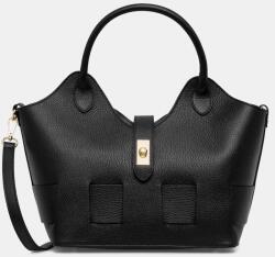 ANSWEAR bőr táska - fekete Univerzális méret - answear - 50 990 Ft