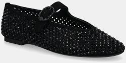 Kurt Geiger London velúr balerina Mayfair Ballet Flat - fekete Női 38 - answear - 58 990 Ft