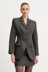 Marella gyapjú kabát - barna 40