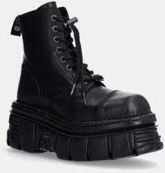 New Rock bőr bakancs Nomada Negro + Tower Negro Lateral E-14 - fekete Női 40