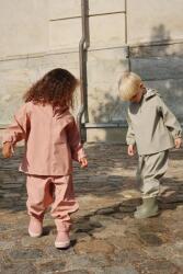 Konges Sløjd gyerek esőálló felső és alsó PLAINY RAIN SET - narancssárga 98