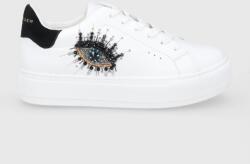 Kurt Geiger London bőr cipő Laney Eye - fehér Női 38