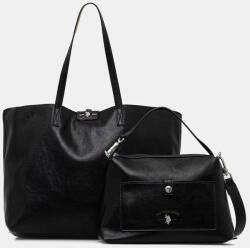 U. S. Polo Assn U. S. Polo Assn. kétoldalas táska Axtell Reversible - fekete Univerzális méret