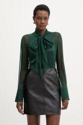 Retrofete selyem ing Suri - zöld M