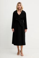Simona Corsellini gyapjúkabát - fekete 38