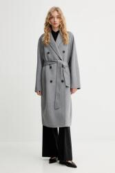 Marc O'Polo gyapjú kabát - szürke 40