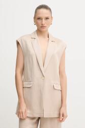 Marc Aurel mellény vászonkeverékből - bézs 38