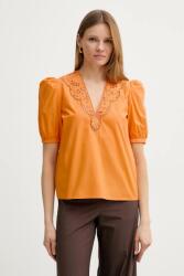 TWINSET blúz pamutból - narancssárga 34