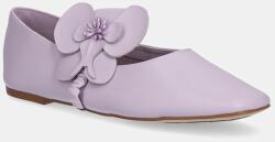 Aldo bőr balerina cipő FLORALINA - lila Női 41
