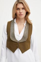 Weekend Max Mara mellény gyapjú keverékből - zöld 36