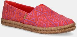 Toms espadrilles DIAMOND GLOBAL - piros Női 36