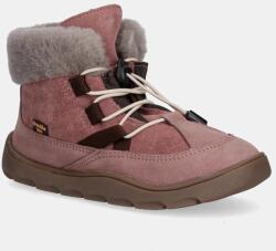 Froddo gyerek télicipő velúrból ZERU TEX COSY BAREFOOT - rózsaszín 29