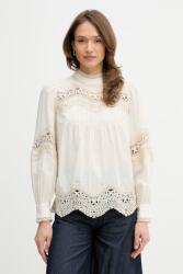 OUI blúz pamutból - bézs 38