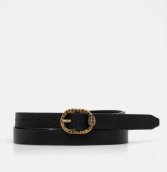 Kurt Geiger London bőr öv MAYFAIR - fekete M/L - answear - 15 190 Ft