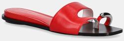 Tory Burch bőr papucs Pierced Slide - piros Női 38