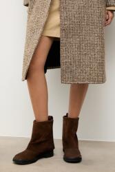 Answear. LAB velúr bokacsizma - barna Női 36 - answear - 27 990 Ft