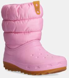 Crocs gyerek hótaposó CLASSIC NEO PUFF BOOT - rózsaszín 37/38