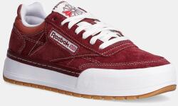 Reebok velúr sportcipő Club C Megacourt - burgundia Női 36