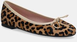 Pretty Ballerinas bőr balerina cipő Nicole - bézs Női 40 - answear - 79 990 Ft
