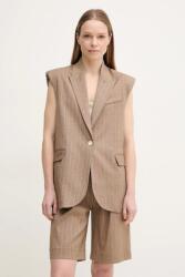 La Petite Française mellény vászonkeverékből VALMY - bézs 40