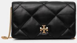 Tory Burch bőr táska Kira Diamond - fekete Univerzális méret