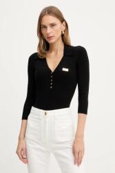 Elisabetta Franchi gyerek pamut pulóver - fekete 42