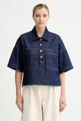 Sessùn farmer blúz - kék XS