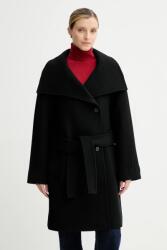 Calvin Klein gyapjú kabát - fekete XS - answear - 65 990 Ft