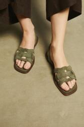 Medicine velúr szandál - zöld Női 37