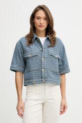 Mos Mosh pamut kabát Ebba - kék M